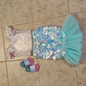 2T mermaid costume